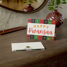 Load image into Gallery viewer, Happy Kwanzaa Greeting Card Pack (1, 10, 30, and 50pcs)
