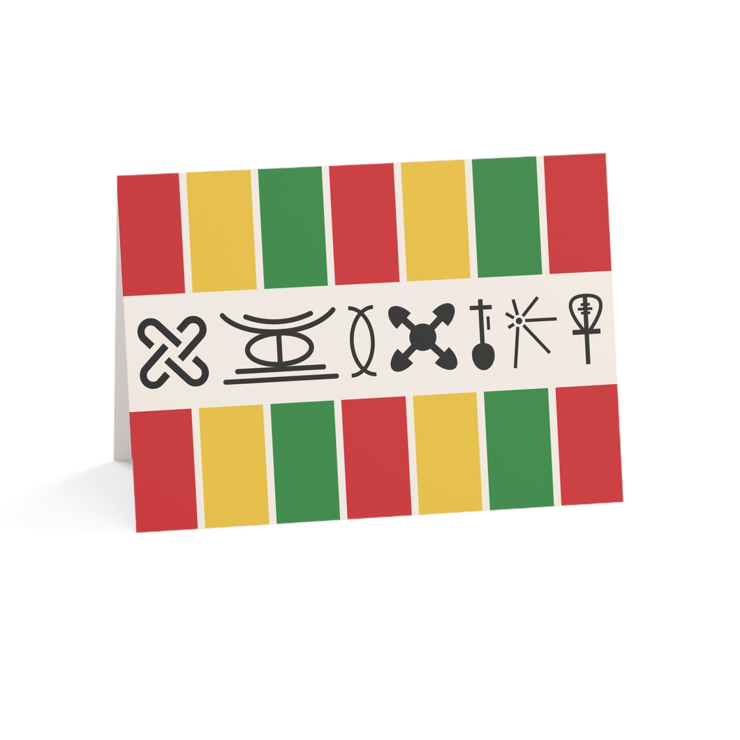 Nguzo Saba Greeting Card Pack (1, 10, 30, and 50pcs)