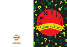 Load image into Gallery viewer, Happy Kwanzaa Habari Gani? Card Black and Red
