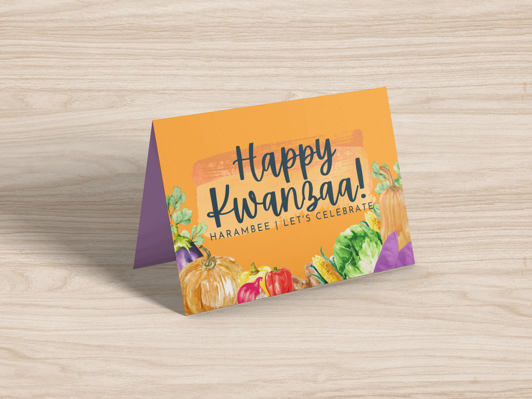 Happy Kwanzaa - Harambee Card