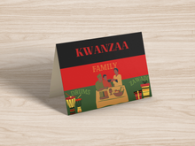 Load image into Gallery viewer, Kwanzaa Family Greeting Card
