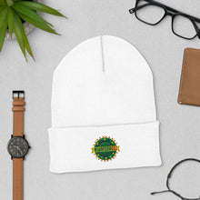 Load image into Gallery viewer, Embroidered Cuffed Beanie with KwanzaaCo Logo
