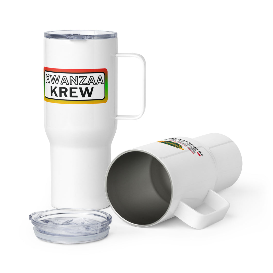 Kwanzaa Krew Travel mug w/ handle