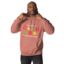 Load image into Gallery viewer, Celebrate 7 Principles of Kwanzaa Unisex Hoodie
